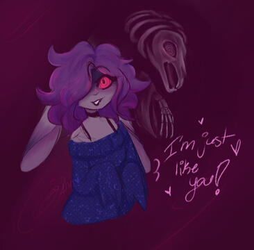 Testing some more spooky looks in the background