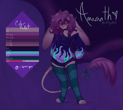A full character ref of my Mascot!